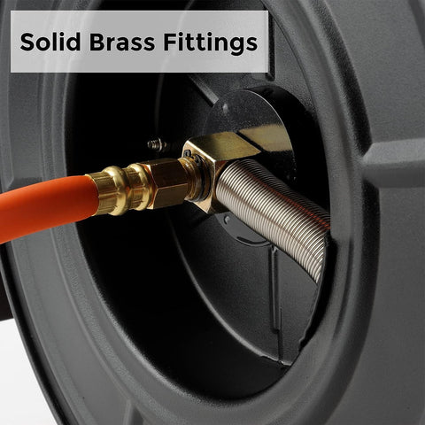 Giraffe Tools TA15BPLUS brass fittings ensure durable, leak-free connections.