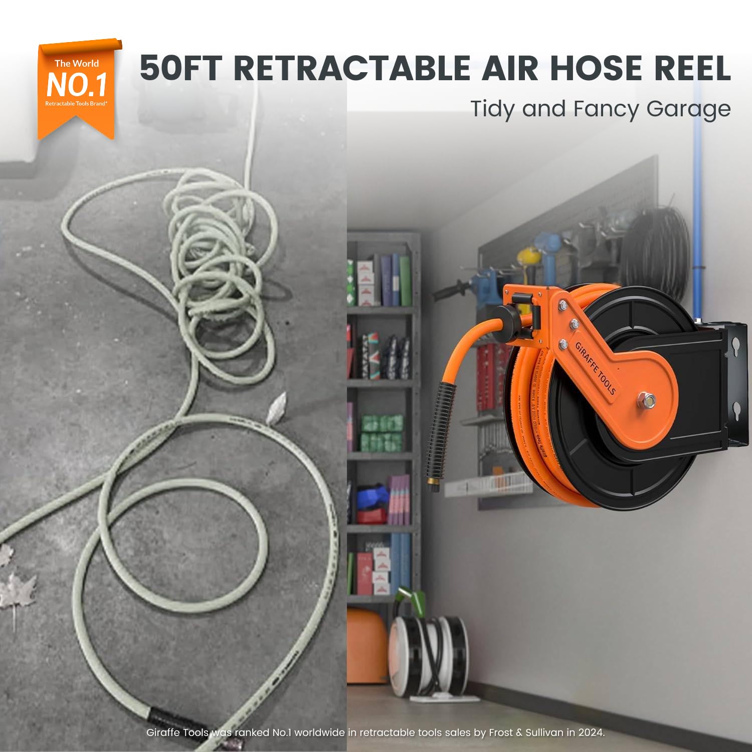 Giraffe Tools TA15BPLUS swivel bracket enables flexible ceiling or wall mounting.