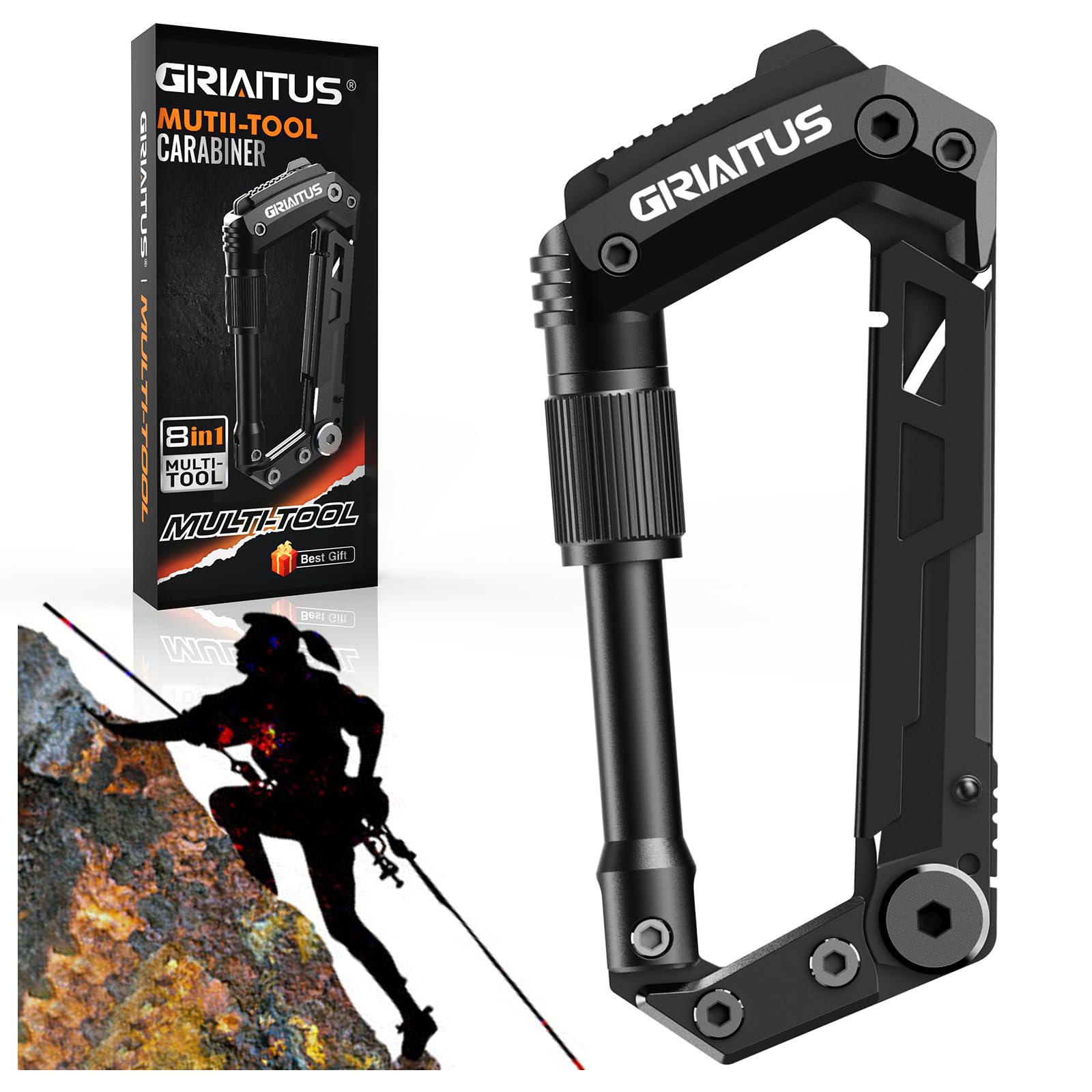 GIRIAITUS compact carry design clipped to belt loop