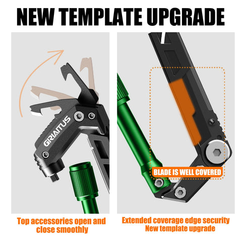 GIRIAITUS locking carabiner multitool ensures secure attachment during hikes.