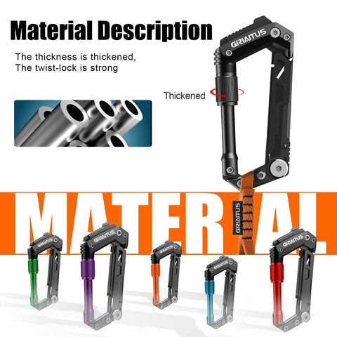 GIRIAITUS locking mechanism adds secure safety during use
