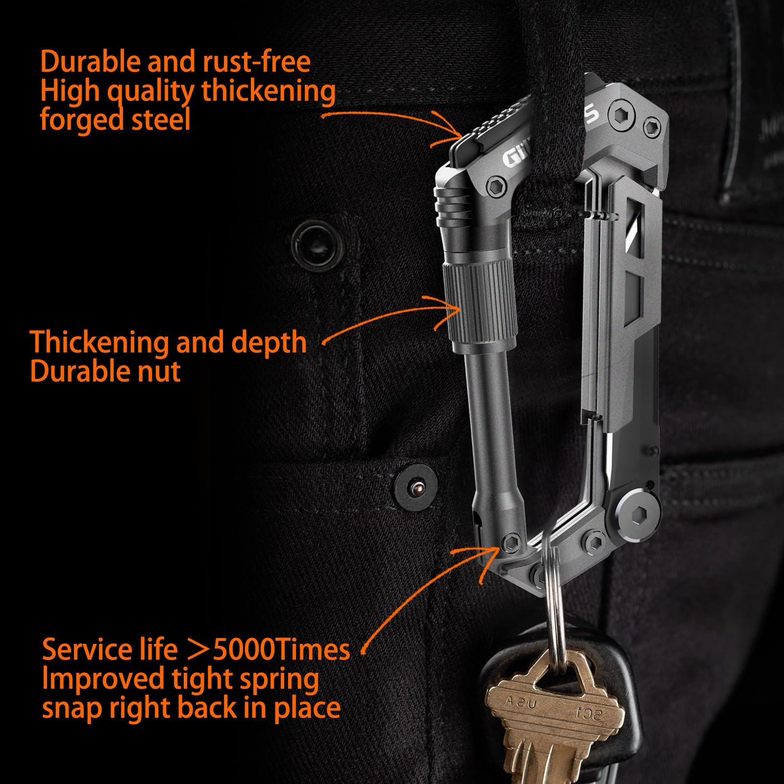 GIRIAITUS multitool offers slotted screwdriver for small repairs.