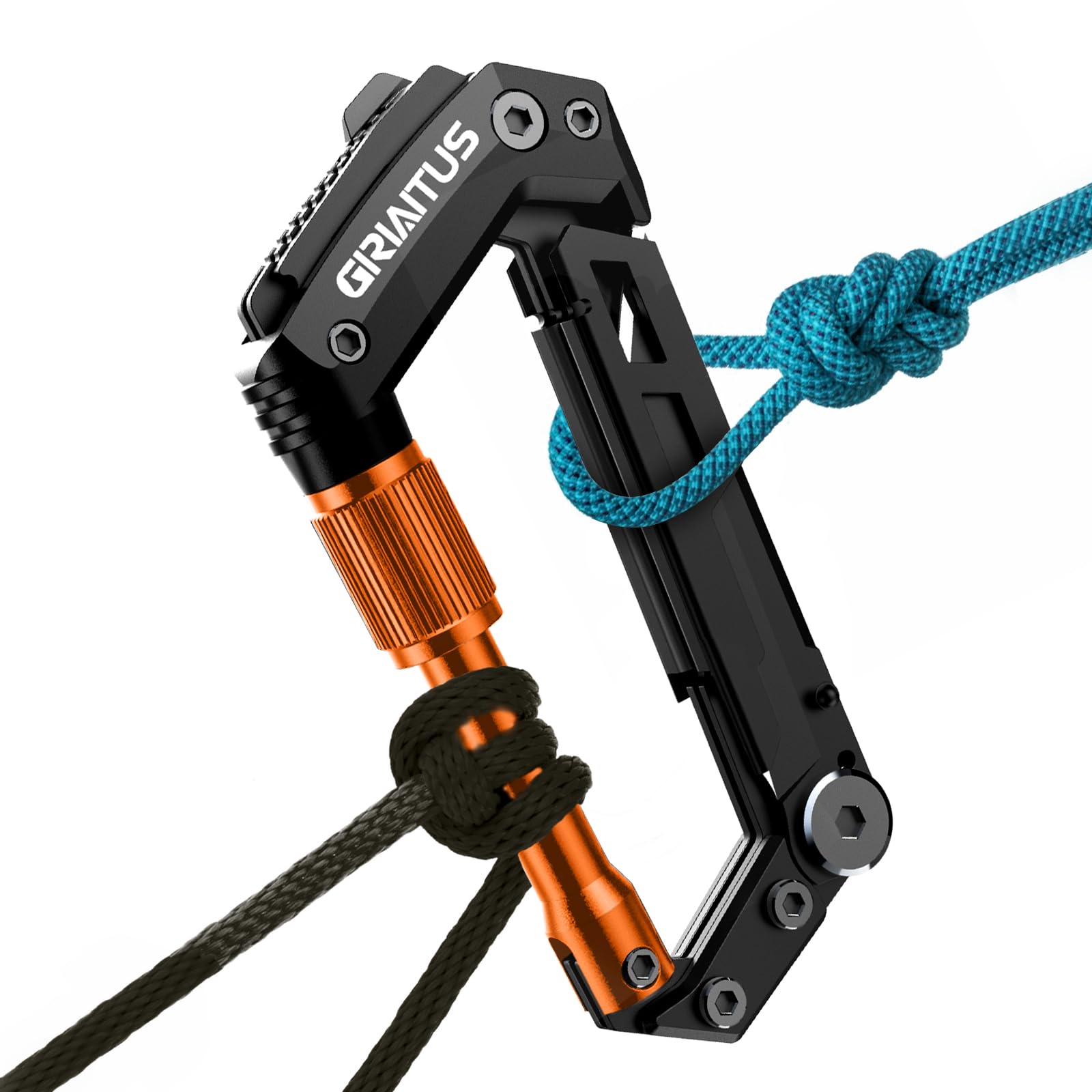GIRIAITUS orange multitool makes outdoors gifts practical and versatile.