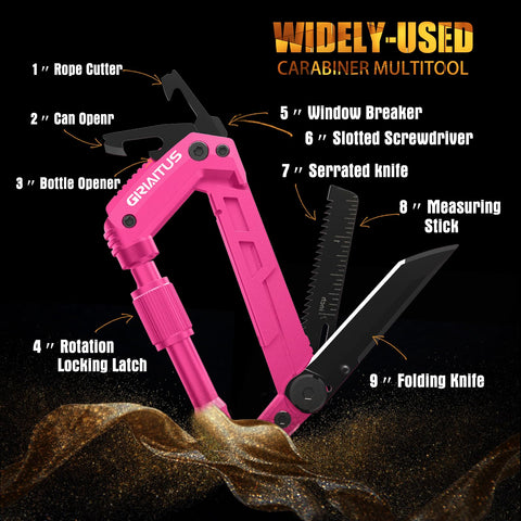 GIRIAITUS rope cutter and screwdriver ready for quick field fixes