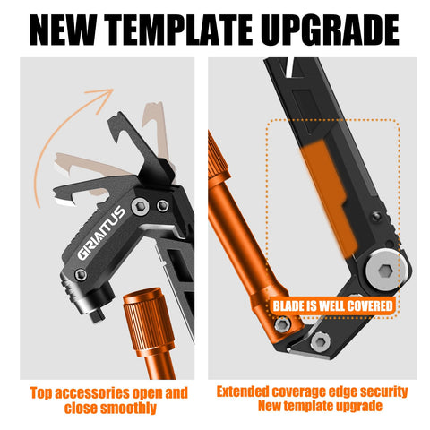 GIRIAITUS serrated knife feature ideal for quick sawing.