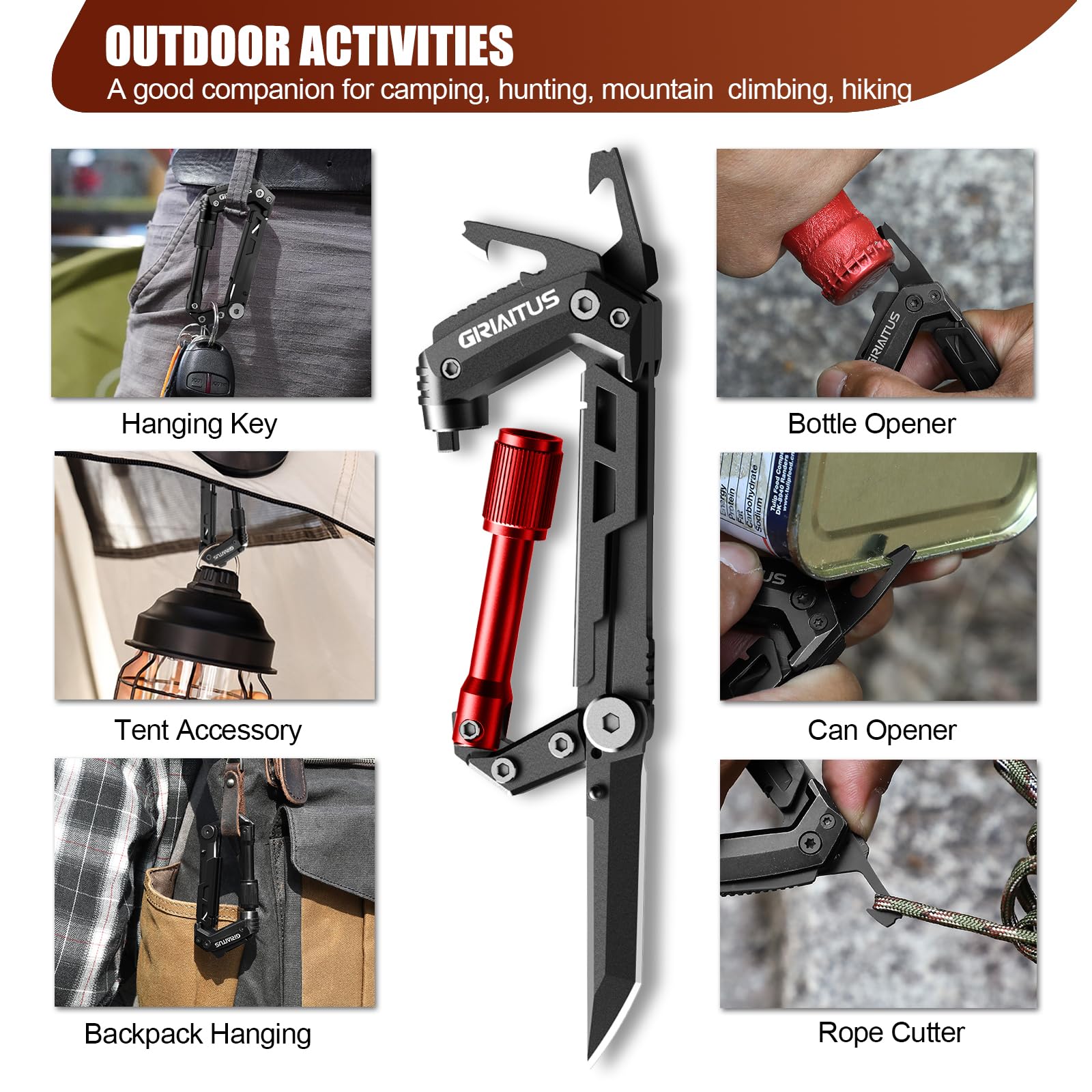 GIRIAITUS screwdriver slot for quick on-the-go adjustments.