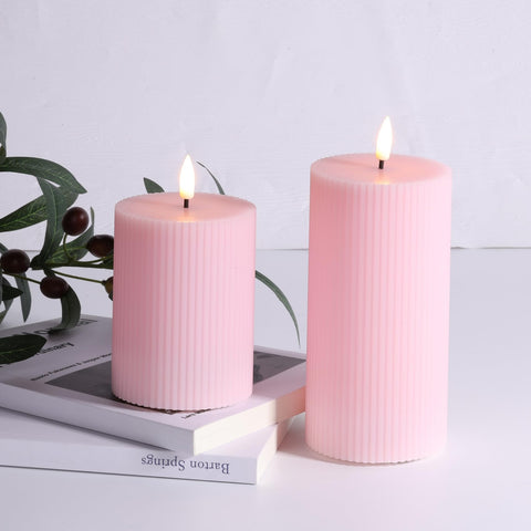 Girimax candle packaging showing contents and two remote candles for gifting.