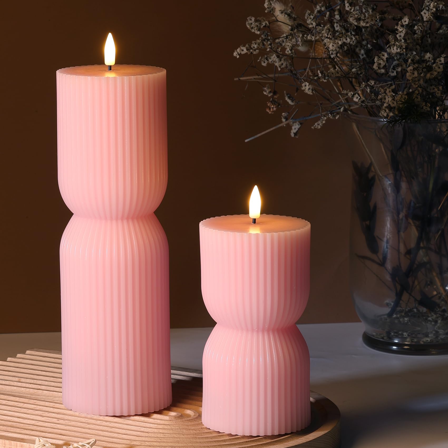 Girimax long battery life candle with extended hours of light