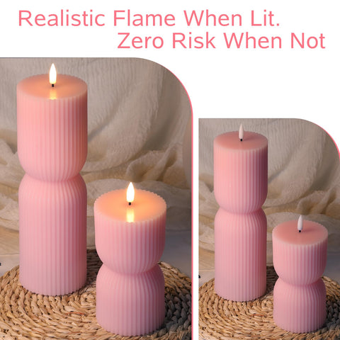 Girimax battery-powered candle delivering long-lasting glow for evenings