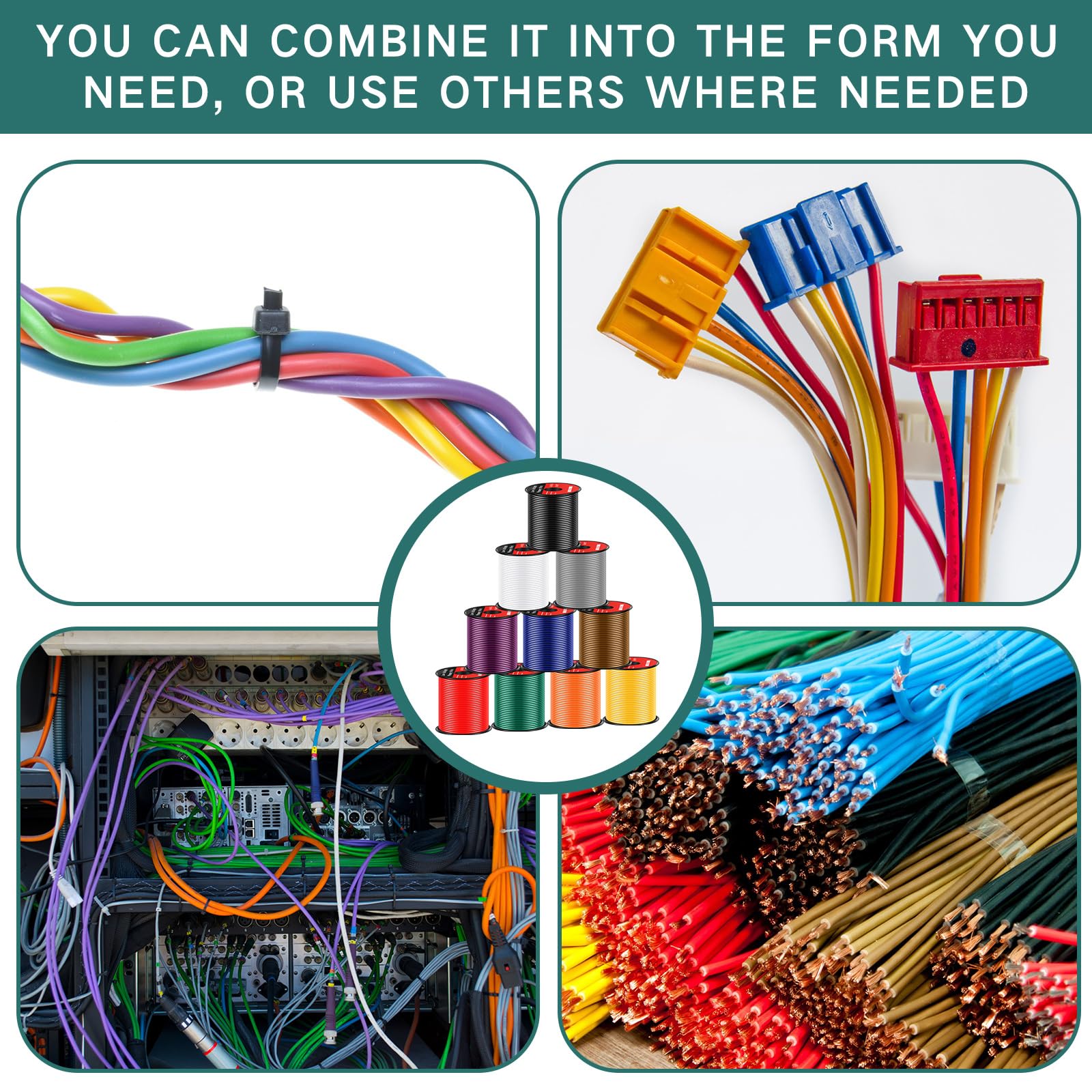 Gisafai 18 AWG PVC jacket wire flexible and durable