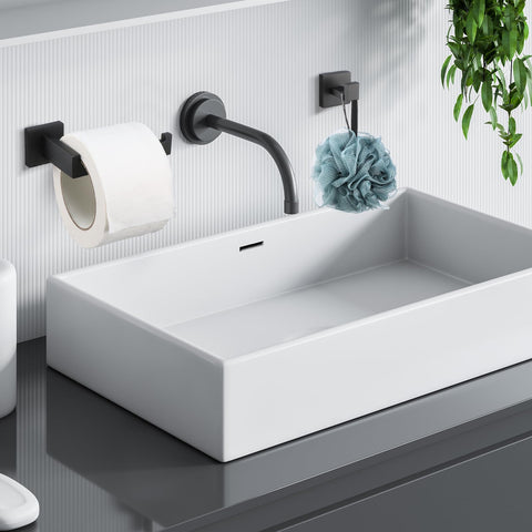 Gisafai 15-piece bathroom hardware set, wall-mounted, tidy spaces