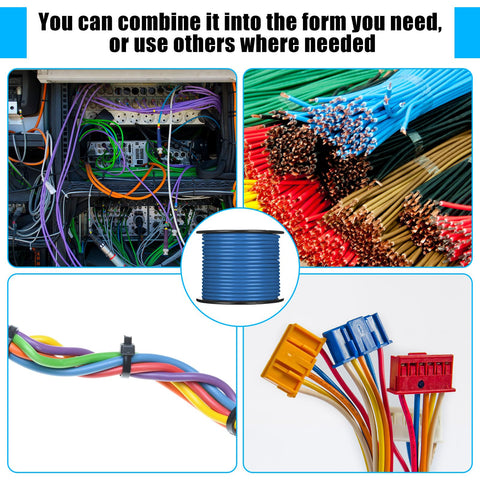 Gisafai color-coded wire set with 10 colors for easy circuit identification