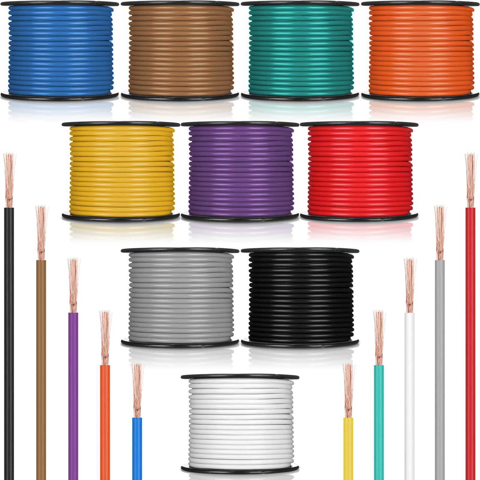 Gisafai easy-installation flexible wire for DIY electronics and models