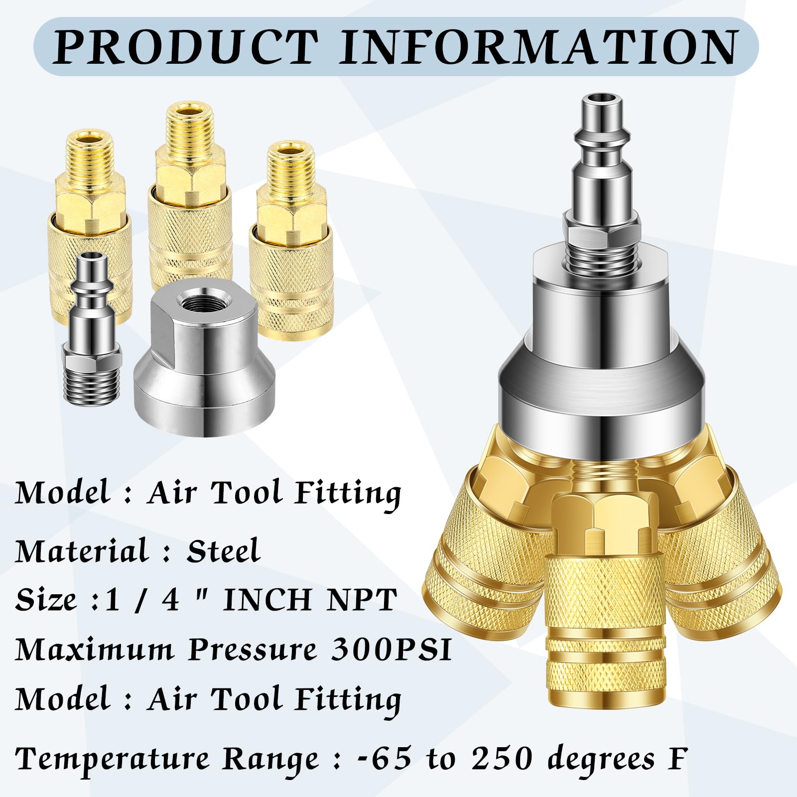 Gisafai brass-colored one-quarter NPT plug detail