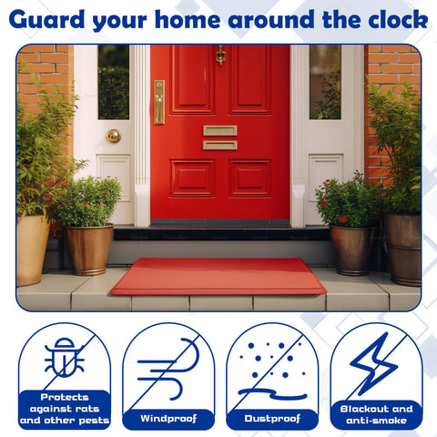Gisafai weatherproof door seal protects against wind and dust.