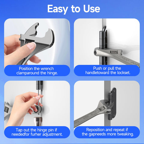 Gitaobac built-in hinge pin remover speeds disassembly during repairs.