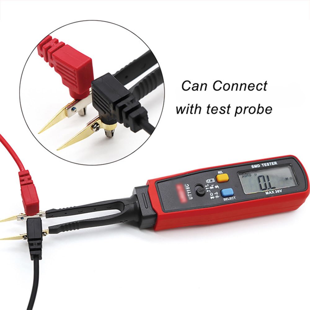 Gitende fuse tester with 180-degree-rotated tip for comfort
