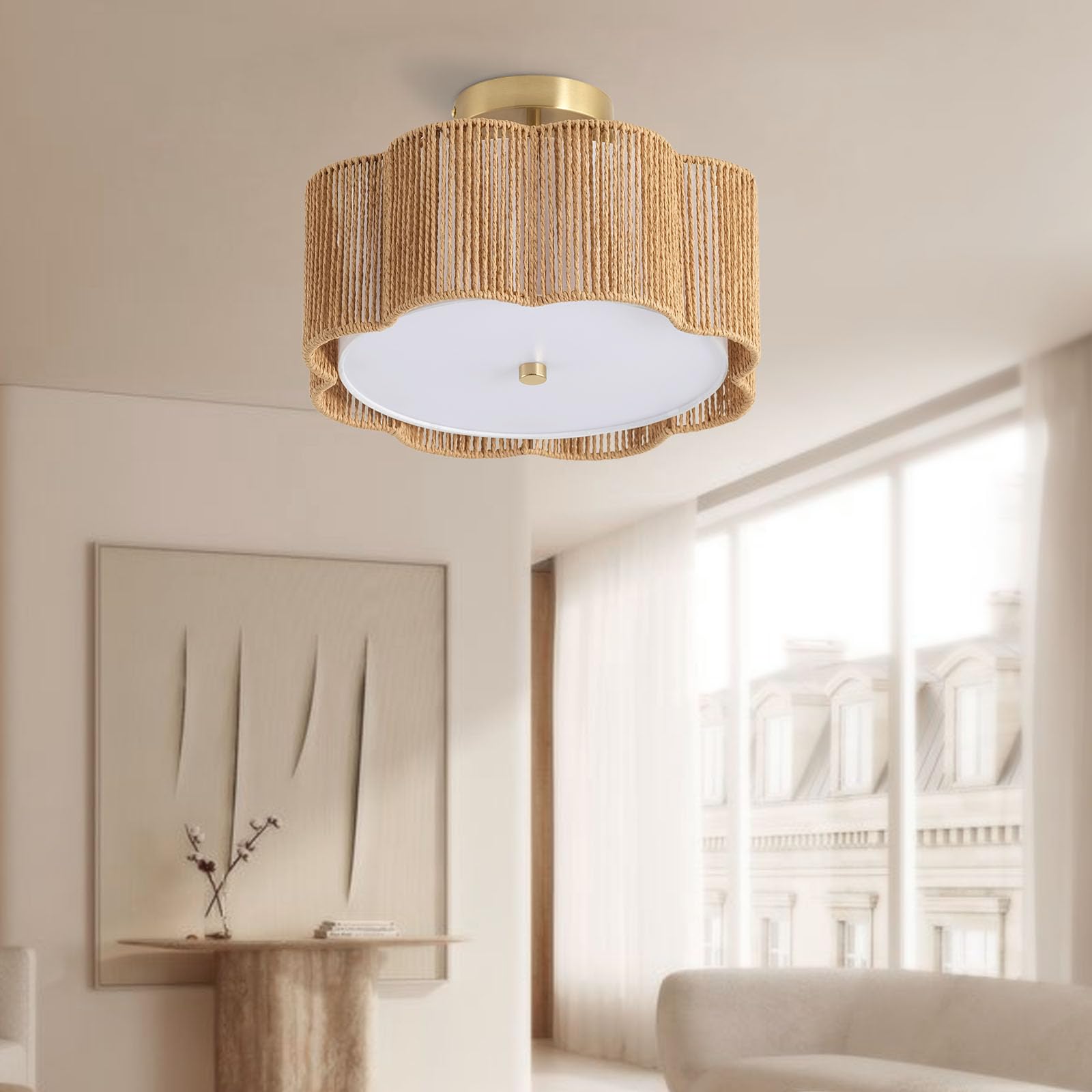 Giutna compatible 3x E26 bulbs for customizable ambiance.