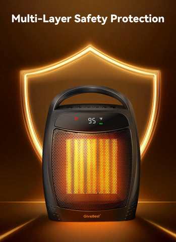 GiveBest space heater four modes for tailored comfort