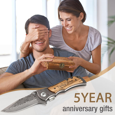 GiveGreatGift knife in gift box, ready to present as a gift