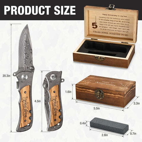 GiveGreatGift knife handle close-up highlighting ergonomic grip and balance