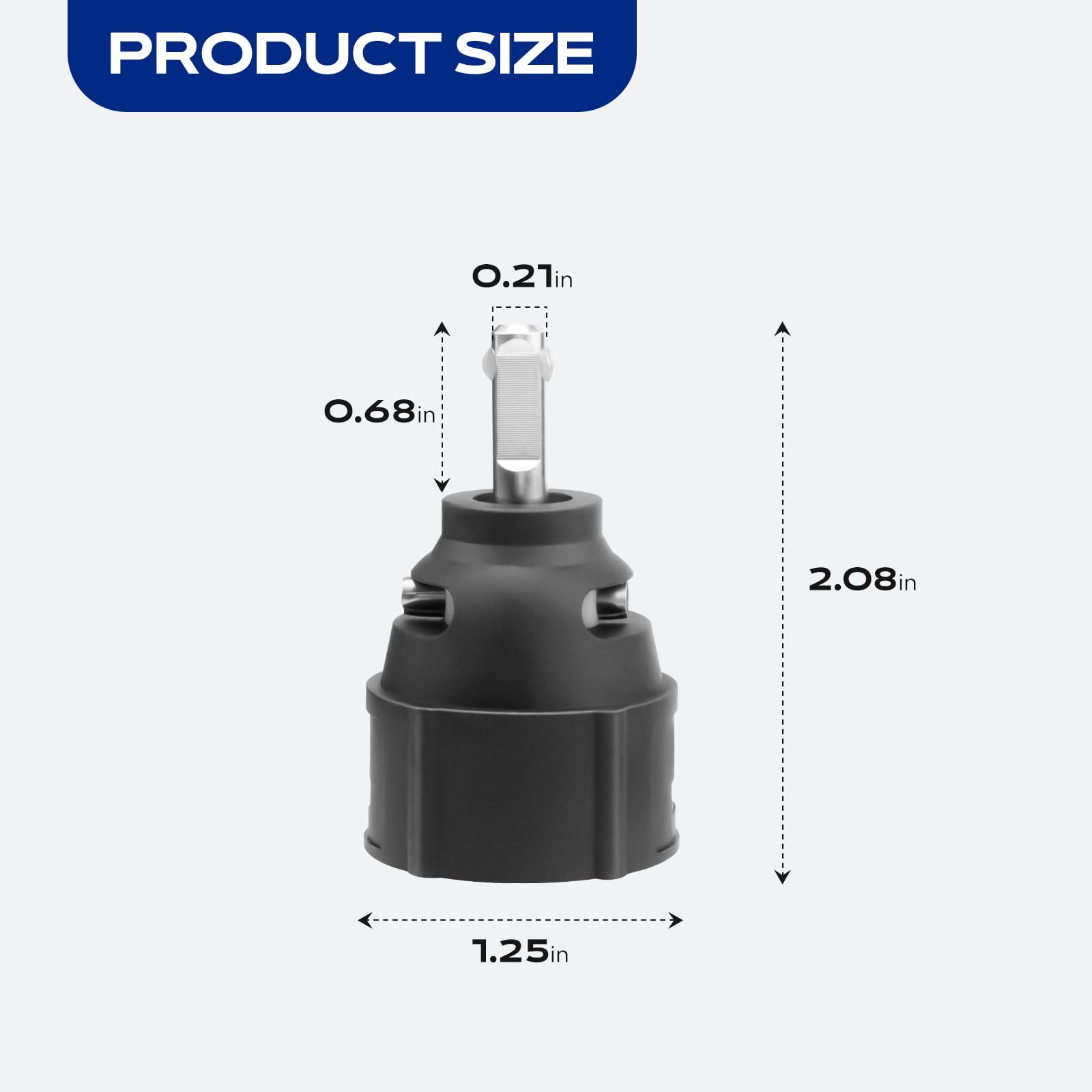 GJK stainless steel lever included for durable one-handle operation