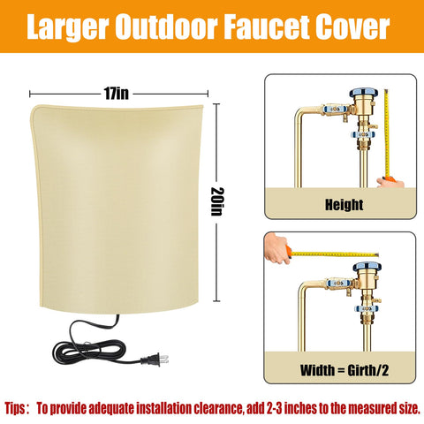 GJL backflow preventer insulation cover shields components from snow and rain