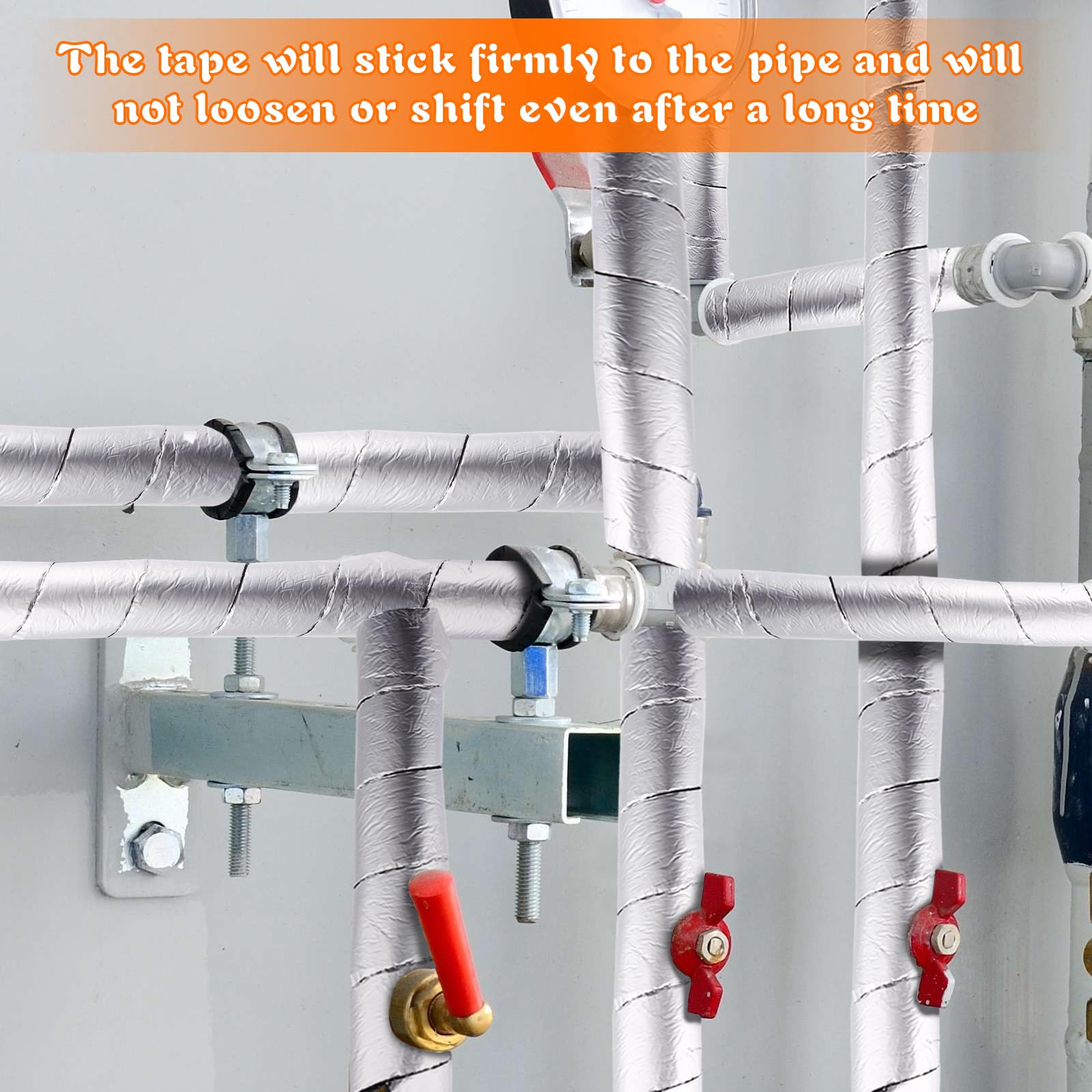 GJL freeze protection pipe wrap reducing risk of pipe freezing