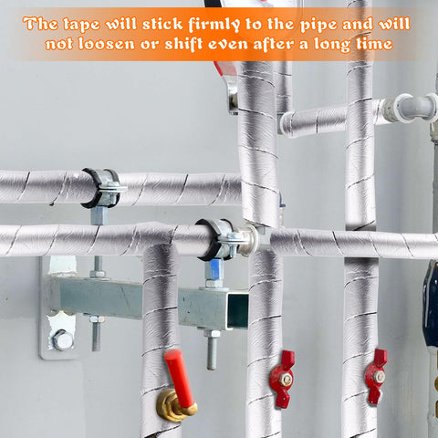 GJL freeze protection pipe wrap reducing risk of pipe freezing