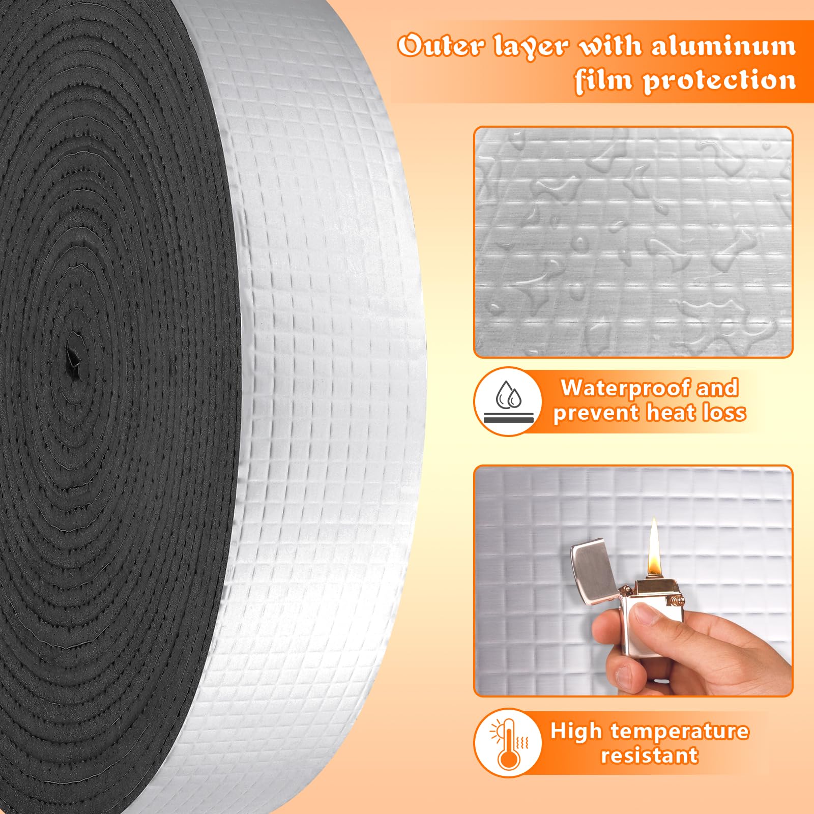 GJL self-adhesive pipe wrap tape adheres firmly for secure installation