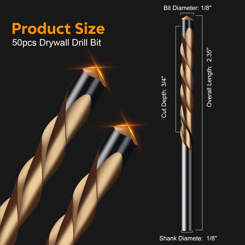 GJOYNY M2 HSS drywall bit emphasizes hardness and wear resistance.