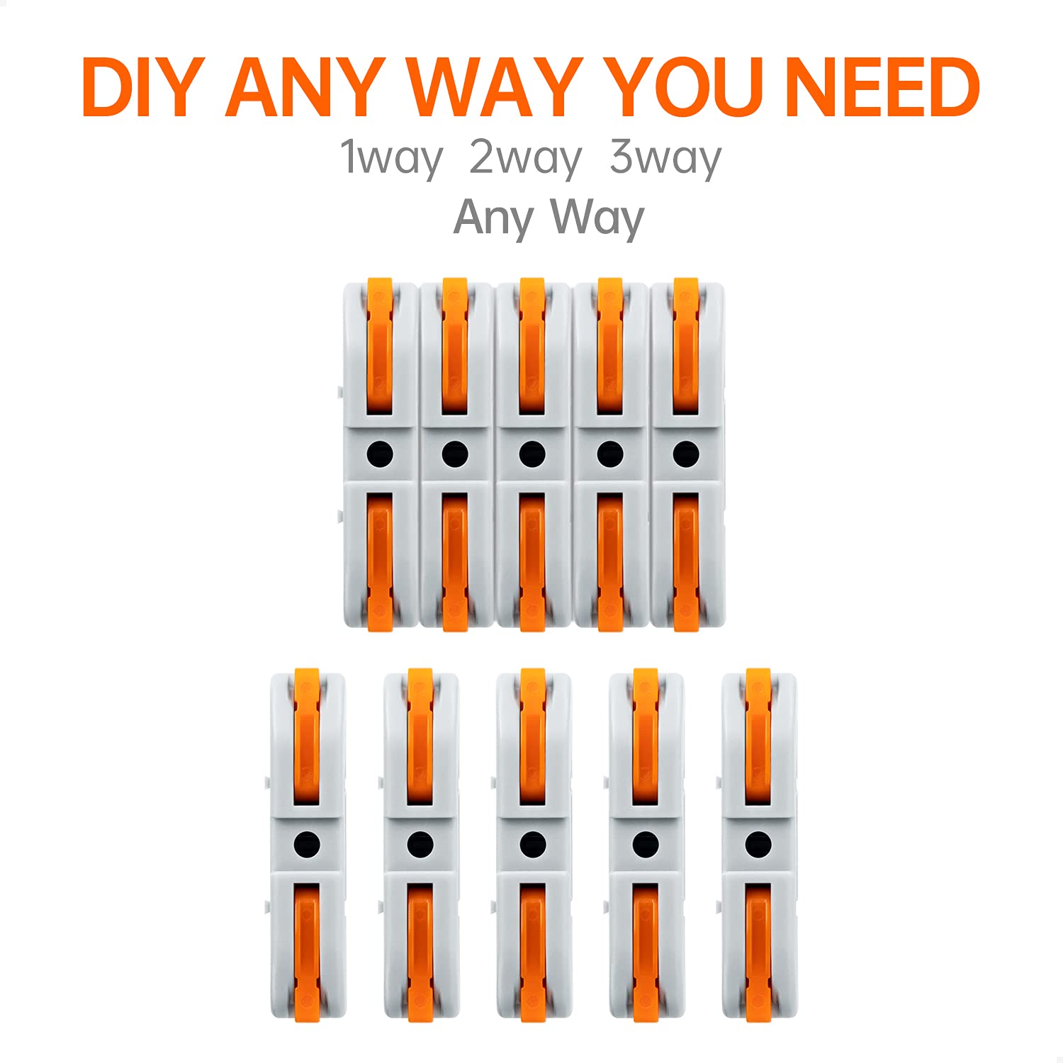GKEEMARS 50-pack connectors offer value and versatile project compatibility.