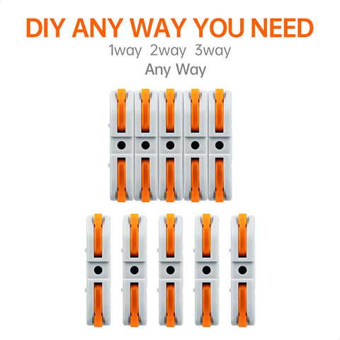 GKEEMARS 50-pack connectors offer value and versatile project compatibility.