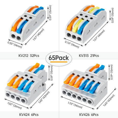 GKEEMARS DIY installation in lights, sockets, and fans with ease.