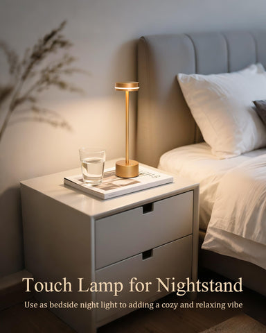 Gkeiten dining room or nightstand lamp adds ambient lighting.