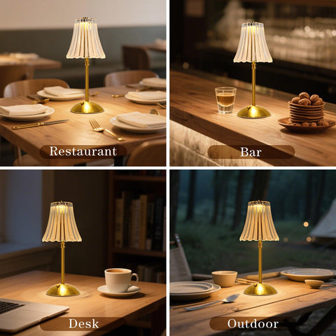 Gkeiten matte aluminum body and crystal shade create luxurious light refractions