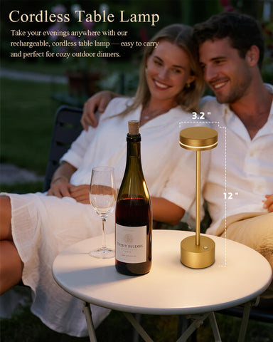 Gkeiten two-pack LED cordless lamps for flexible placement.