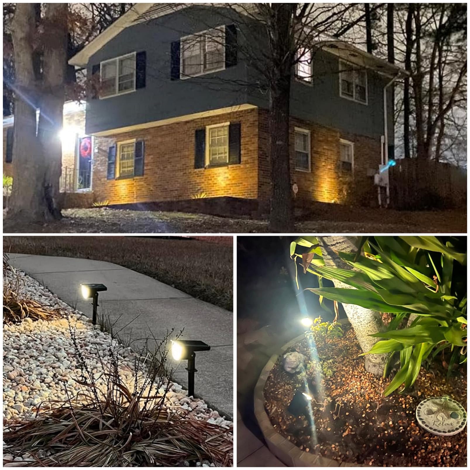 GKGG Auto dusk-to-dawn sensing for hands-free lighting.