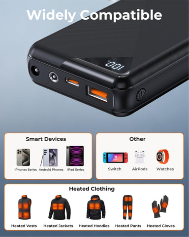 Glaais compact battery fits in pocket