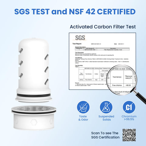 GLACIER FRESH chlorine odor reduction demonstration for better water