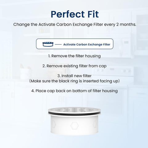 GLACIER FRESH filter-change tips for maintaining water quality
