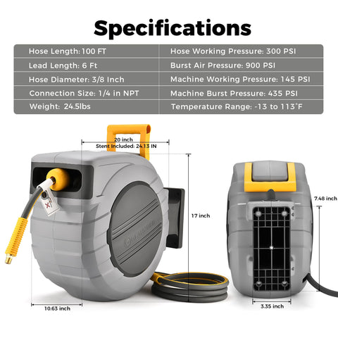 GLAHODEN durable polypropylene housing resists impact and leaks.