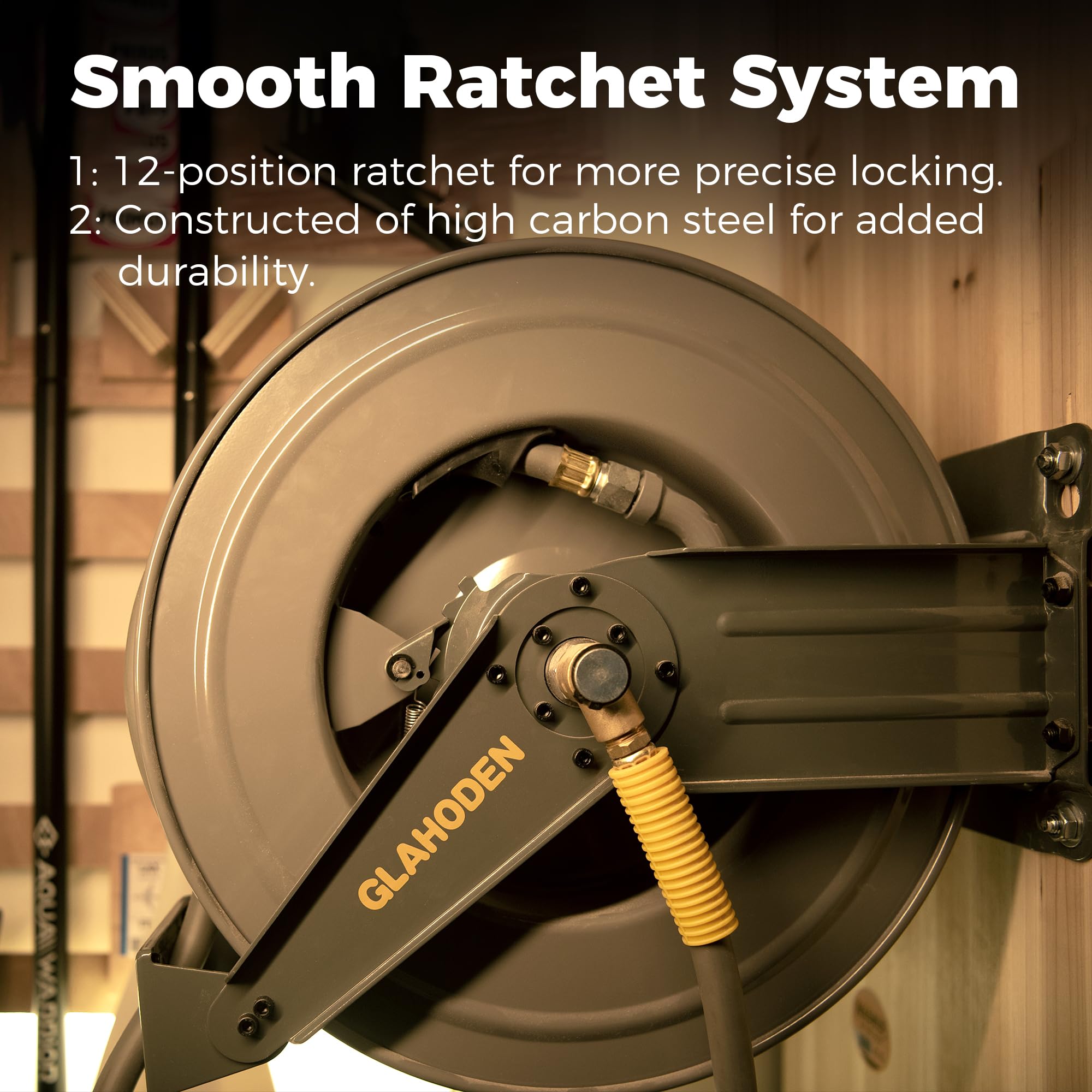 GLAHODEN all-steel construction emphasizes durability and longevity