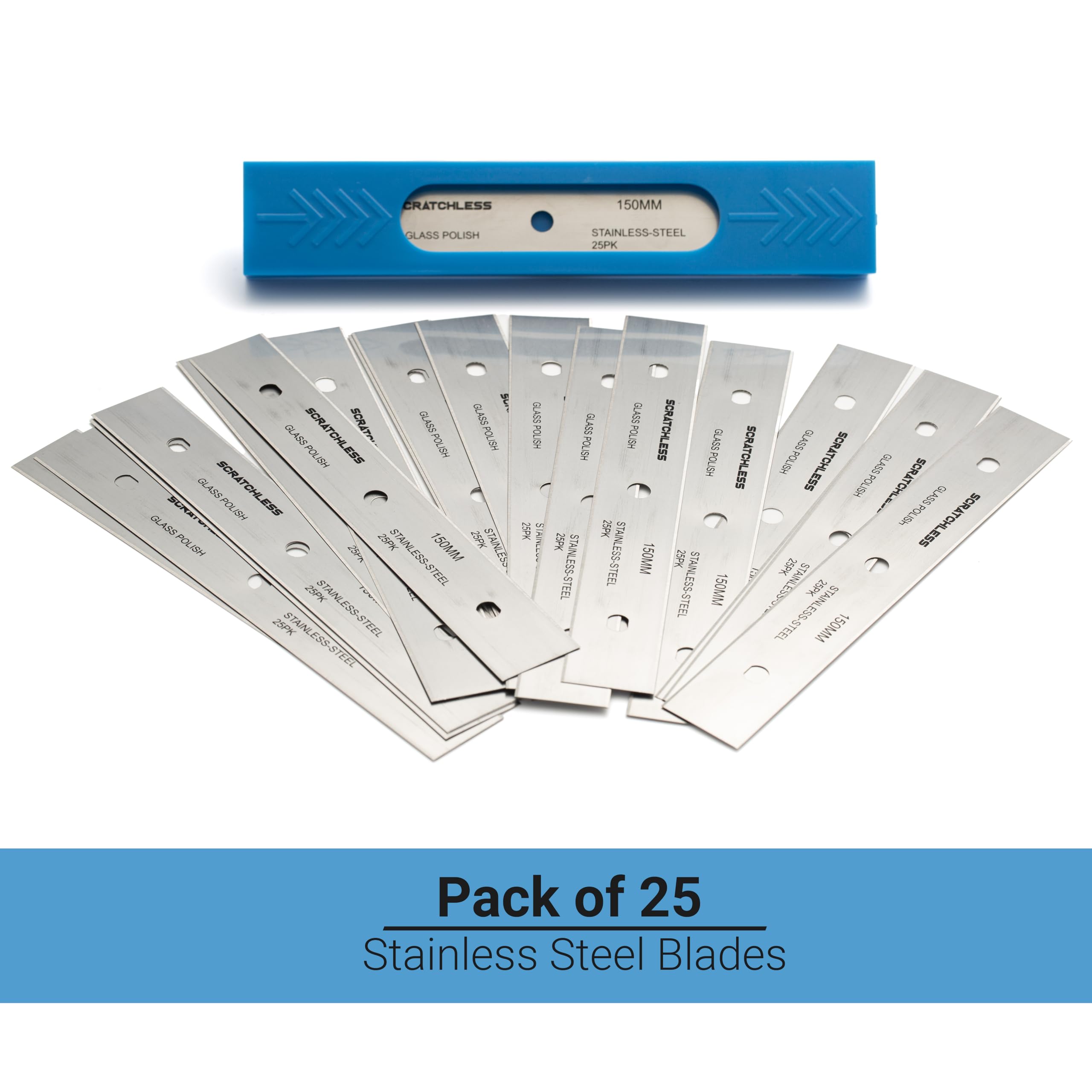 GLASS POLISH compatible with SCRATCHLESS for easy scraper upgrades
