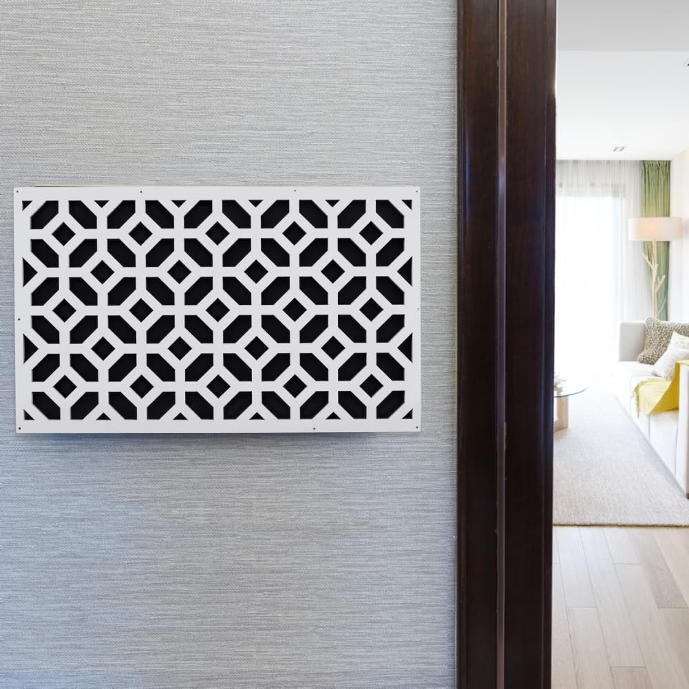 GLASSWINDS doorbell chime box white dimensions reference for universal fit.