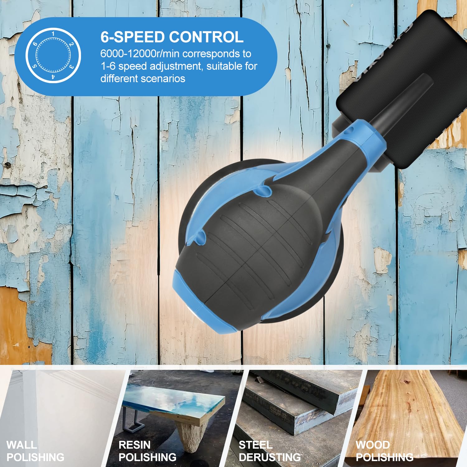 G LAXIA Sanding discs 80/100/120 set supports versatile prep and finishing tasks.