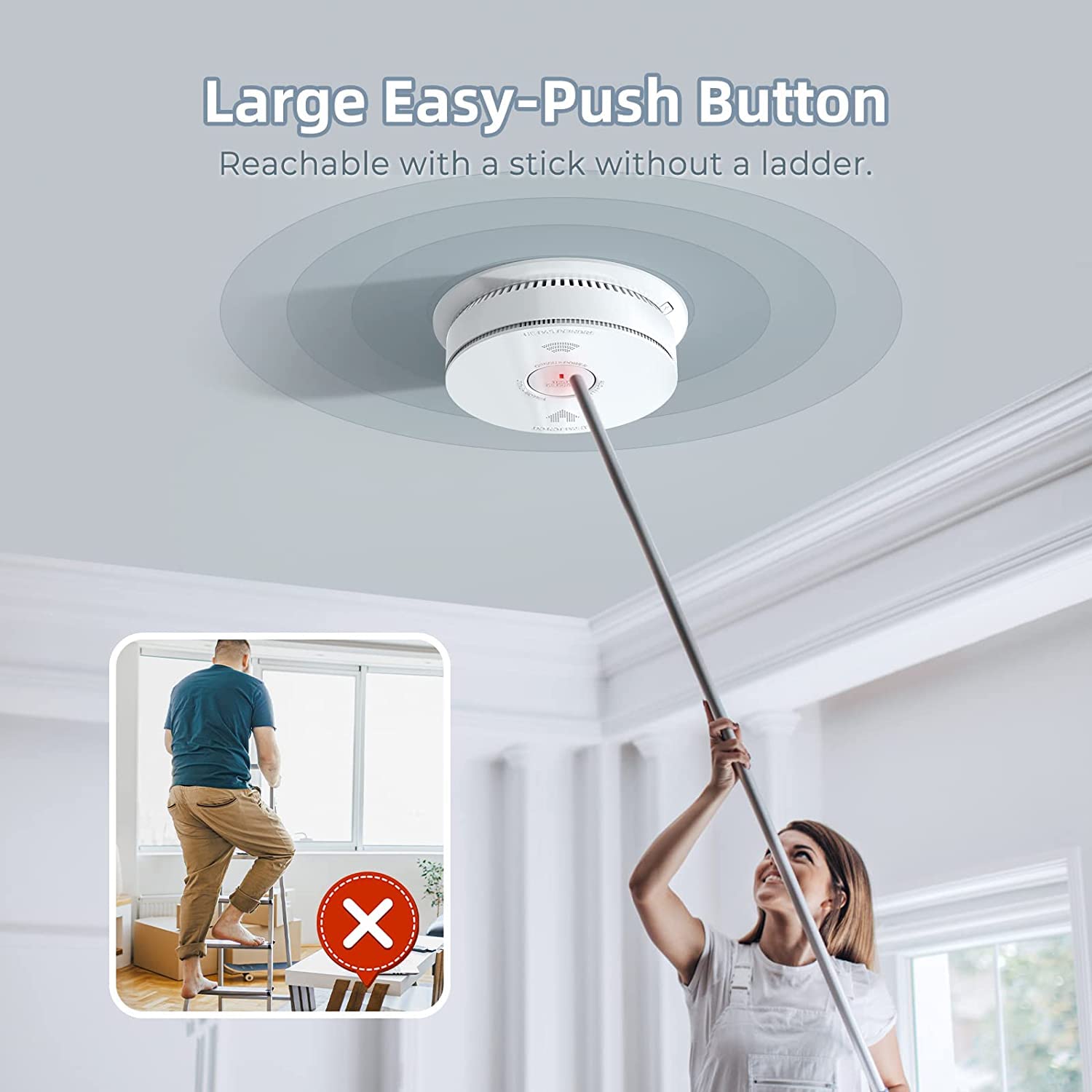 GLBSUNION mounted on wall or ceiling saves space.