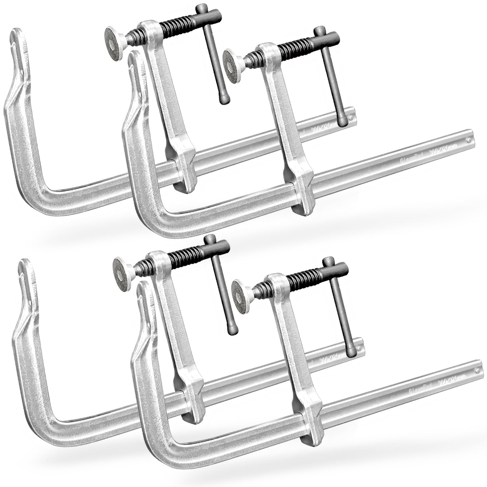 GleamRad 4-Pack clamps with 12 inch opening for secure welding setups