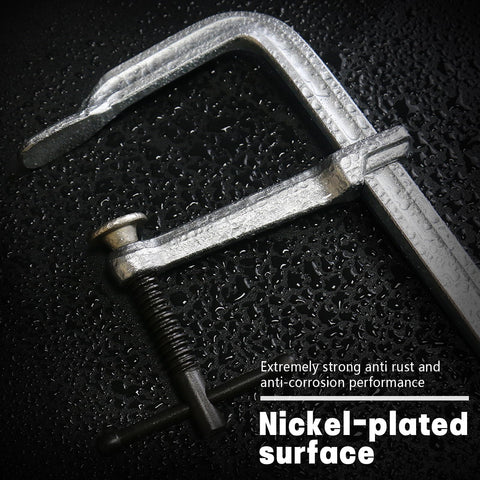 GleamRad clamps with swivel jaws adapting to irregular shapes