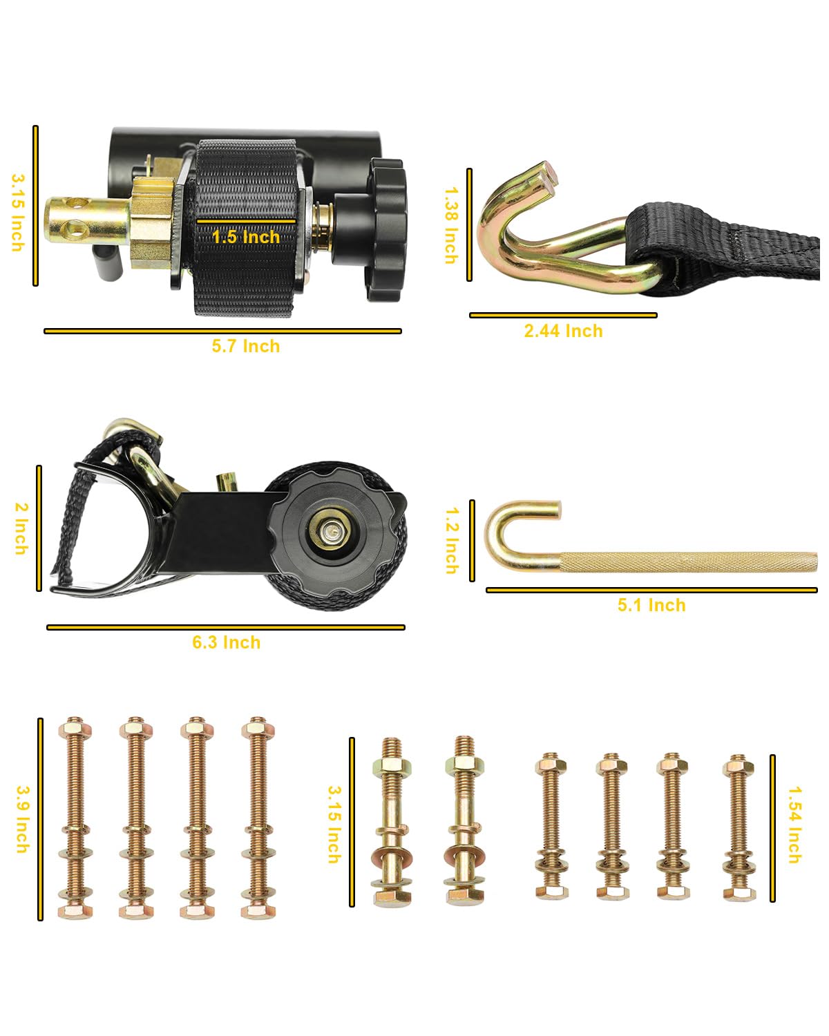 Gledewen bolt-mount installation shown for quick tool-ready setup.